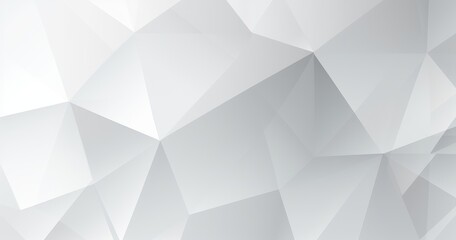 Fototapeta premium Abstract geometric pattern in shades of white, creating a modern, sleek background.