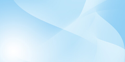 Abstract light blue background with shape freeform curved wavy and copy space.
