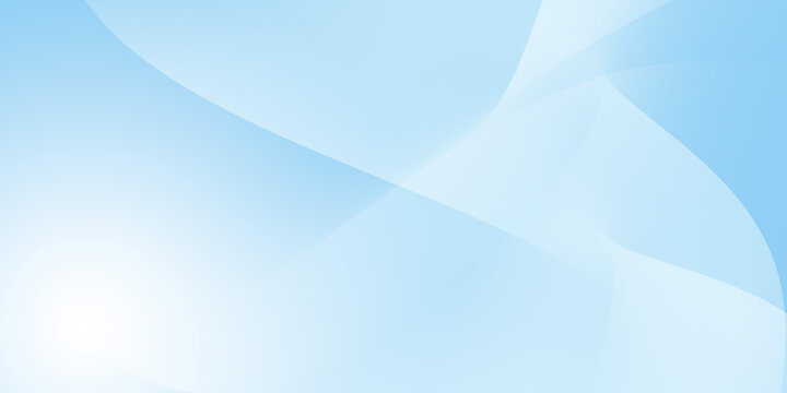 Abstract light blue background with shape freeform curved wavy and copy space.