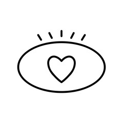 in love line icon