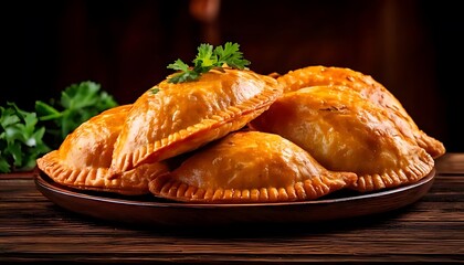 Empanadas, filled pastries, are baked or fried and can have savory or sweet fillings.
