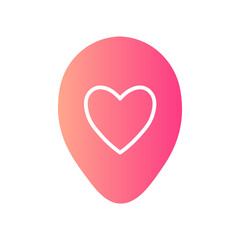 love gradient icon