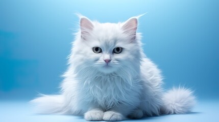 Fototapeta premium white persian cat