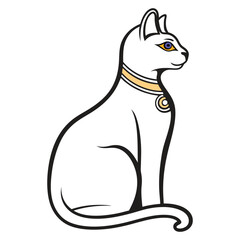 Egyptian Cat Silhouette