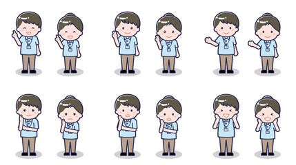 介護士の男女 03