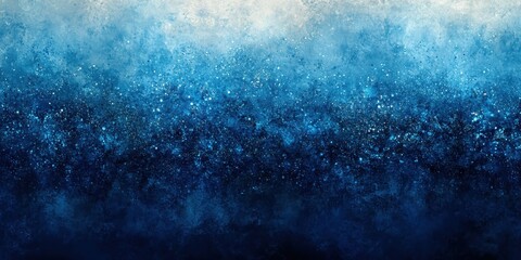 A blue glitter background brings a sense of calm, tranquility