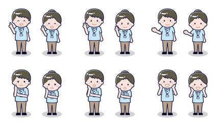 介護士の男女 03