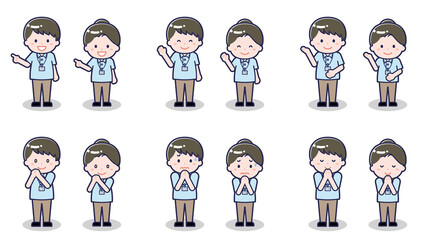 介護士の男女 04