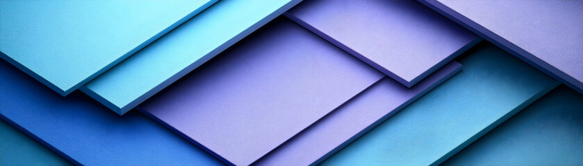 Blue Purple 3D Abstract Background Illustration