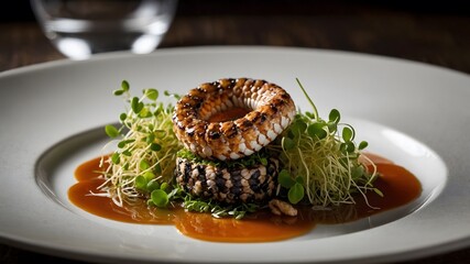 Fried Rattlesnake Dish in an Upscale Restaurant Setting