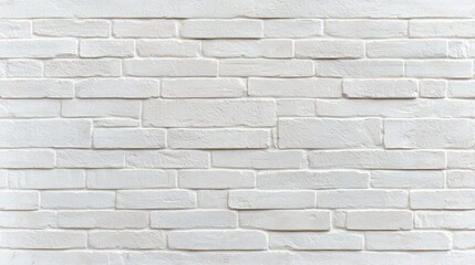 Obraz premium White brick wall texture background.