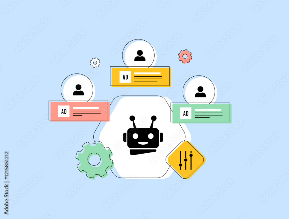 Poster ai personalized ads - targeted advertising, audience segmentation, machine learning algorithms, cust
