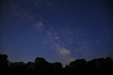 Naklejka premium Milky way galaxy