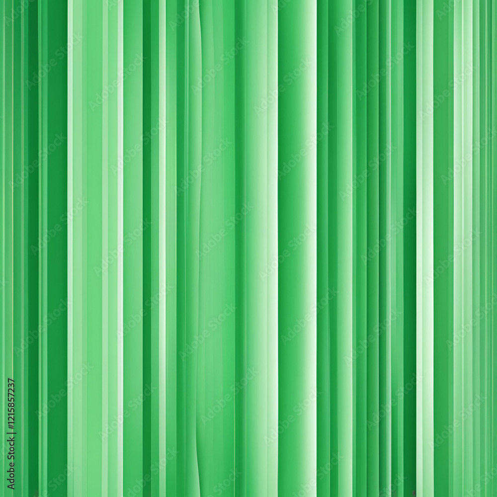 Poster a smooth gradient of green vertical lines with a slight flowing effect, creating a fresh, vibrant at