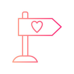 direction gradient icon