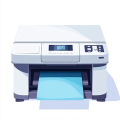 printer isolated on white
