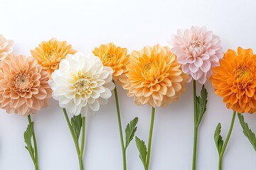 Obraz premium Floral arrangement showcase nature background plants colorful environment close-up view