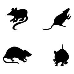 Rat icon for a dynamic and meaningful logo