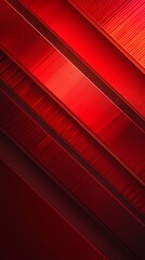 Obraz premium Digital technology red abstract lines light and shadow poster background