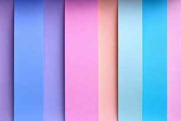 Obraz premium Pastel Color Stripes Abstract Background
