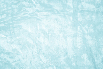 Blue light concrete texture for background in summer wallpaper. Cement colour and sand wall of tone vintage. Abstract teal light color. Cement grain texture paint watercolor for design decoration.