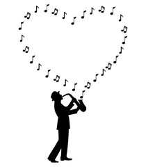 illustration of international jazz music day