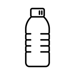 mineral water icon line vector illustration design in trendy style
