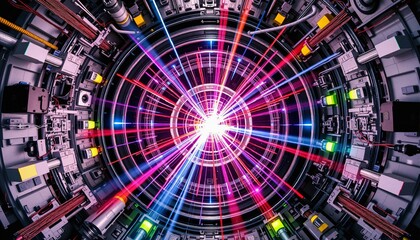 Particle Collision in Futuristic Accelerator