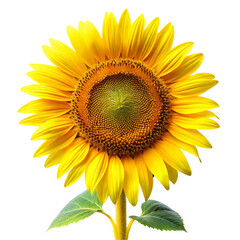 Obraz premium sunflower isolated on white