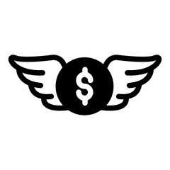 Money Angel solid Style
