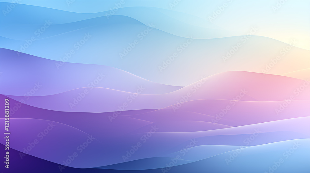 Poster abstract colorful background with waves. abstract background with colorful smooth waving texture