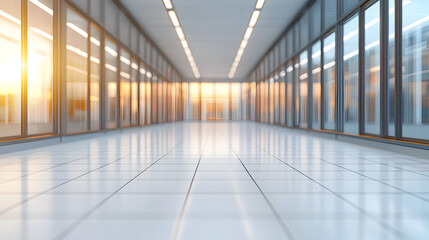 Obraz premium Dreamy Blurred Background with Soft Colors and Abstract Light Effects of Work Space