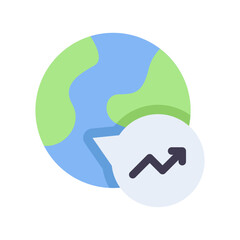 World Chart flat Style