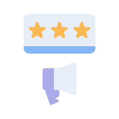 Marketing Stars flat Style