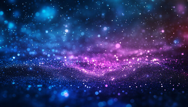 purple blue horizontal sparkly color gradient rough, abstract background shines bright light and glows template empty space, colorful gradient background, gift card, vector