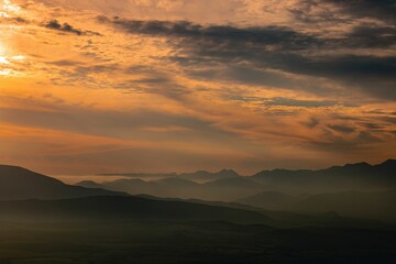 Rolling Hills at Sunset
