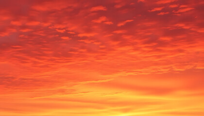 Obraz premium Breathtaking sunset sky with vivid hues of orange, pink, and purple, creating a serene and captivating ambiance