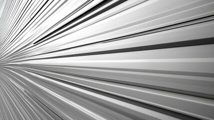 Obraz premium Abstract grayscale image of corrugated metal. Ideal for backgrounds, tech, and industrial designs.