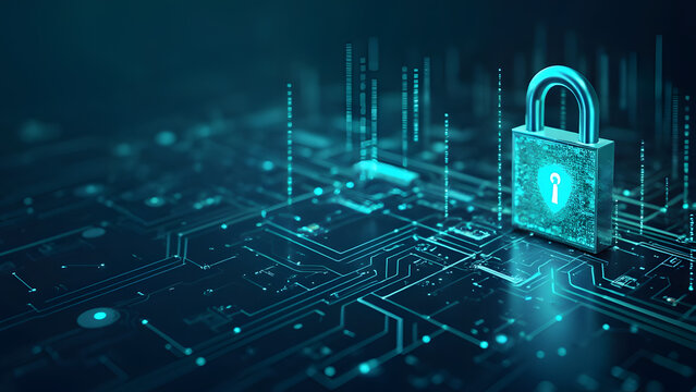 security technology payment theme concept background