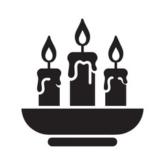  Best Celebration Candles vector, silhouette, illustration