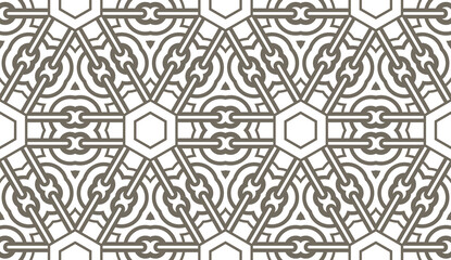 geometric line patterns. vector illustration