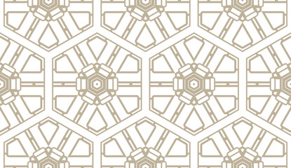 Seamless geometric line pattern. Repeating texture for wallpaper