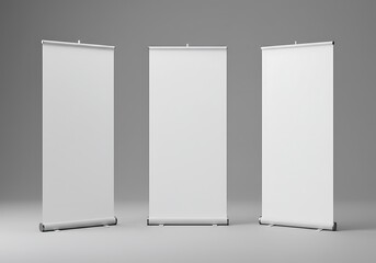 Blank Roll Up Banner Stands for Trade Shows and Events