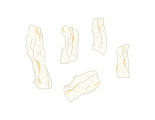 Raw meat tendons, food ingredient