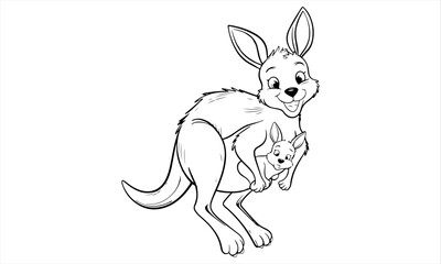 a cute animals vector art illustration