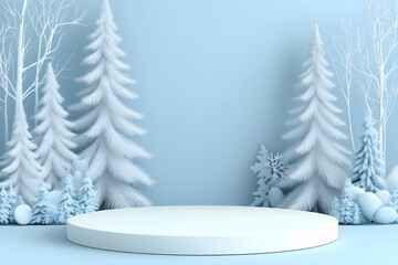 Winter Wonderland 3D Product Display