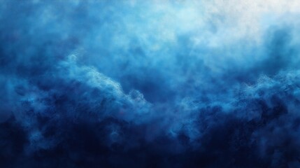 Fototapeta premium A blue sky with white clouds and a splash of blue