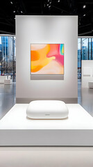 Abstract Art Exhibit Modern Gallery