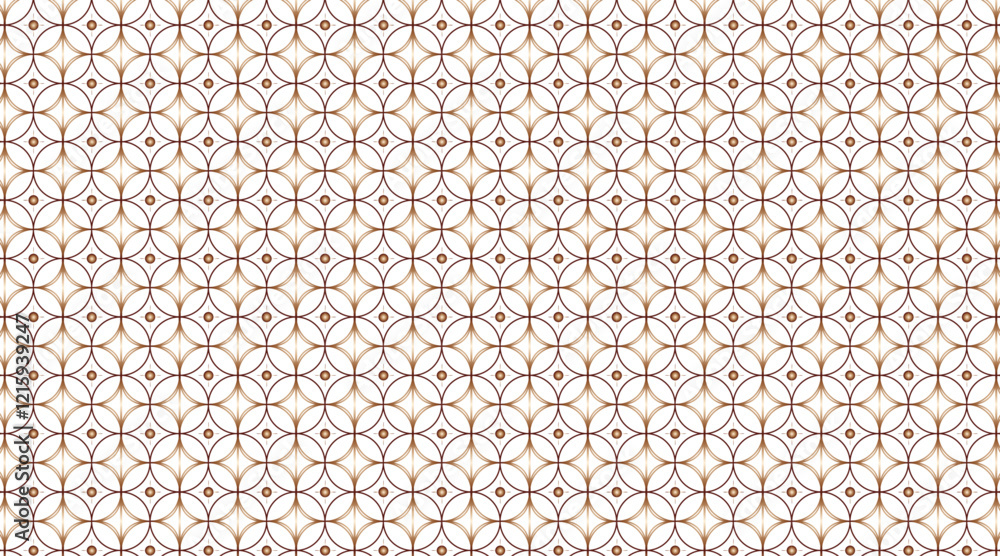 Aufkleber circular shape vector background pattern design | pattern design with geometric shape with circle, l