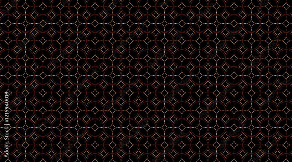 Aufkleber circular shape vector background pattern design | pattern design with geometric shape with circle, l